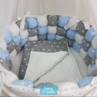 Комплект для кроватки ARTWOOD голубой бомбон