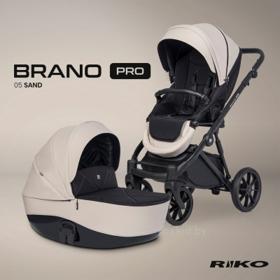 Коляска 2 в 1 RIKO BRANO PRO sand 05